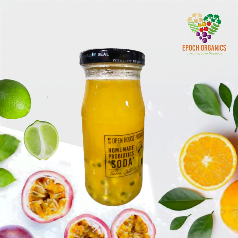 Handcrafted Kefir Drink (Passion Fruit Orange with Lime)